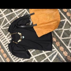 Ann Taylor Black Blouse